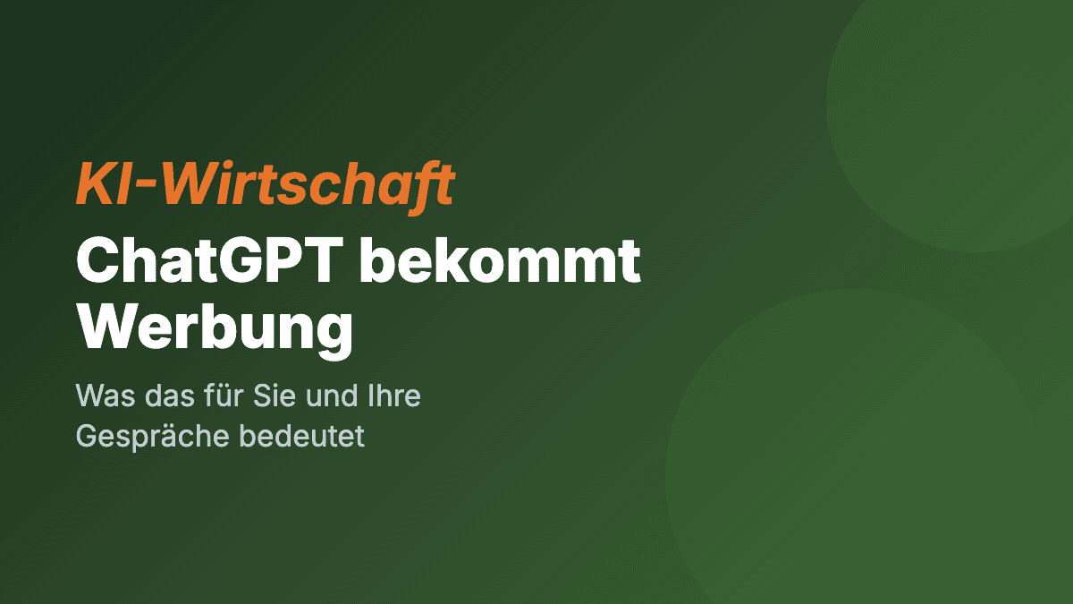 OpenAI erwägt Werbefinanzierung für ChatGPT