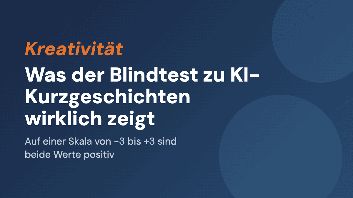 Was der Blindtest zu KI-Kurzgeschichten wirklich zeigt