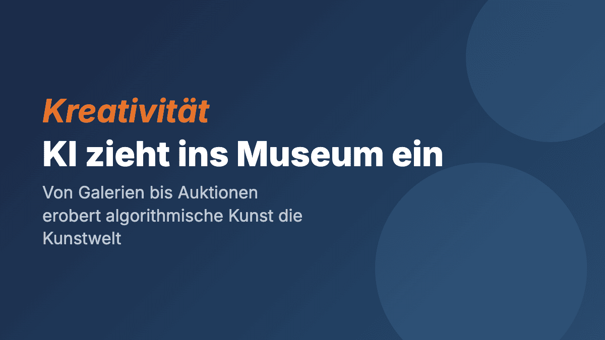 Wenn Museen KI-Kunst legitimieren: Der Fall Refik Anadol