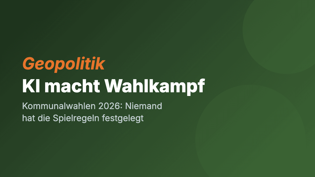 Frankreichs Kommunalwahlen 2026: KI-Werkzeuge dominieren den Wahlkampf – Gesetzeslücke bleibt