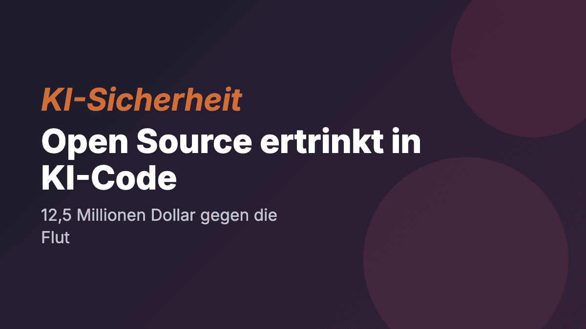 Open Source ertrinkt in KI-Code: Linux Foundation stellt 12,5 Millionen Dollar bereit