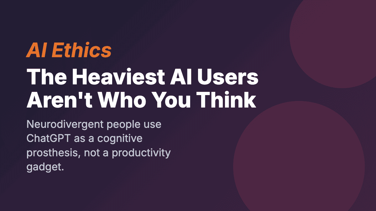 The Heaviest AI Users Aren't Who You Think