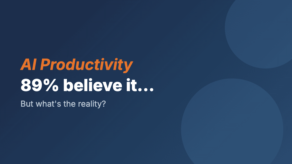 AI Productivity: 89% Believe the Hype, Reality Says Otherwise