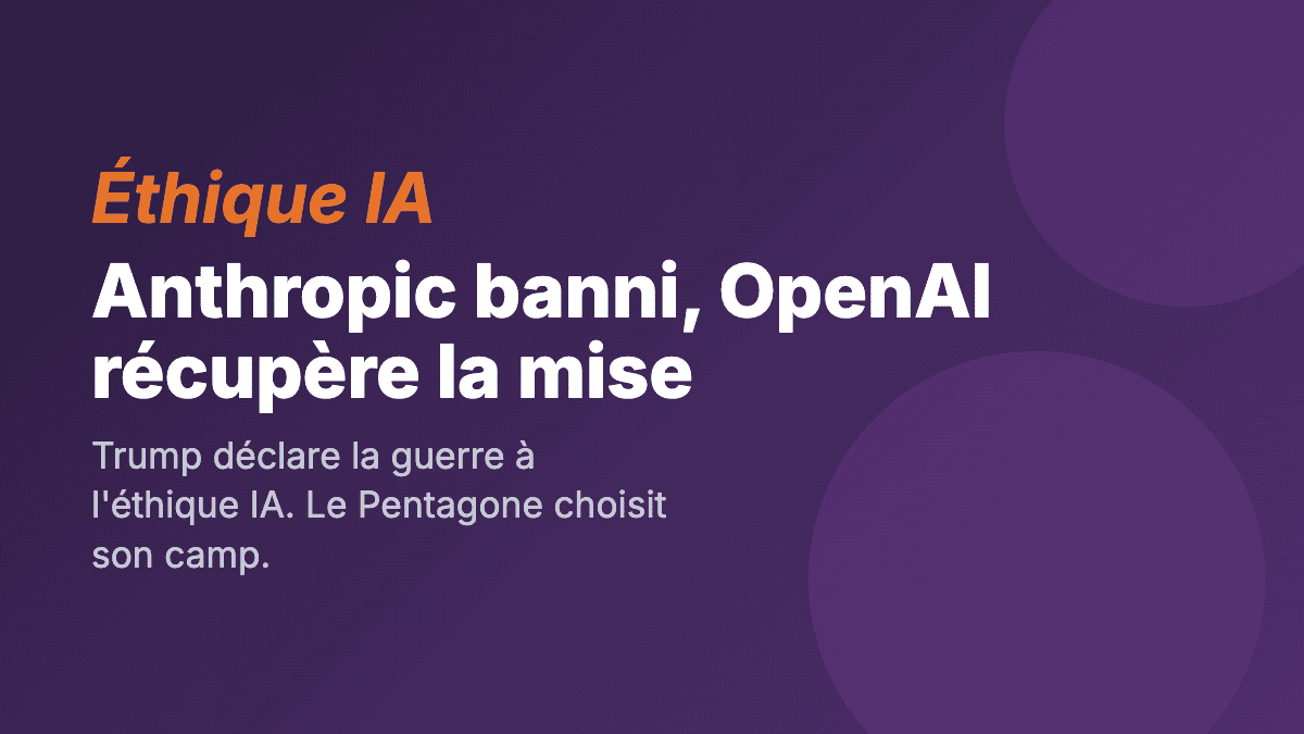 Le jour où l'éthique IA est devenue un luxe de perdants
