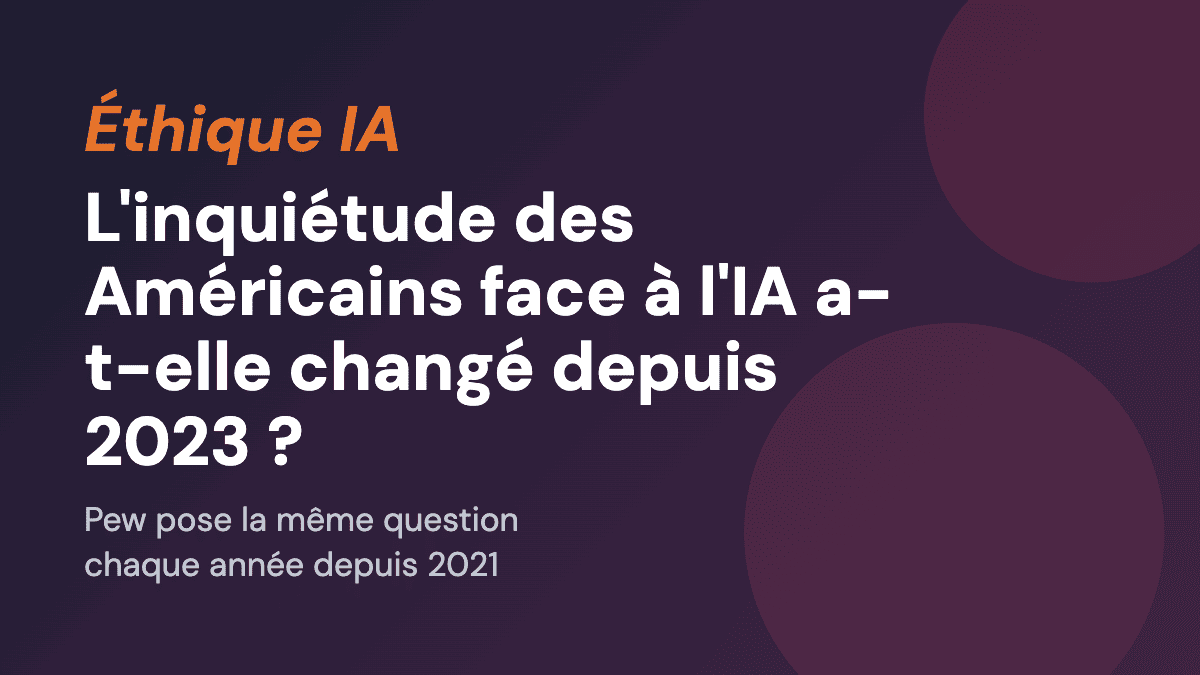 L'inquiétude des Américains face à l'IA a-t-elle changé depuis 2023 ?