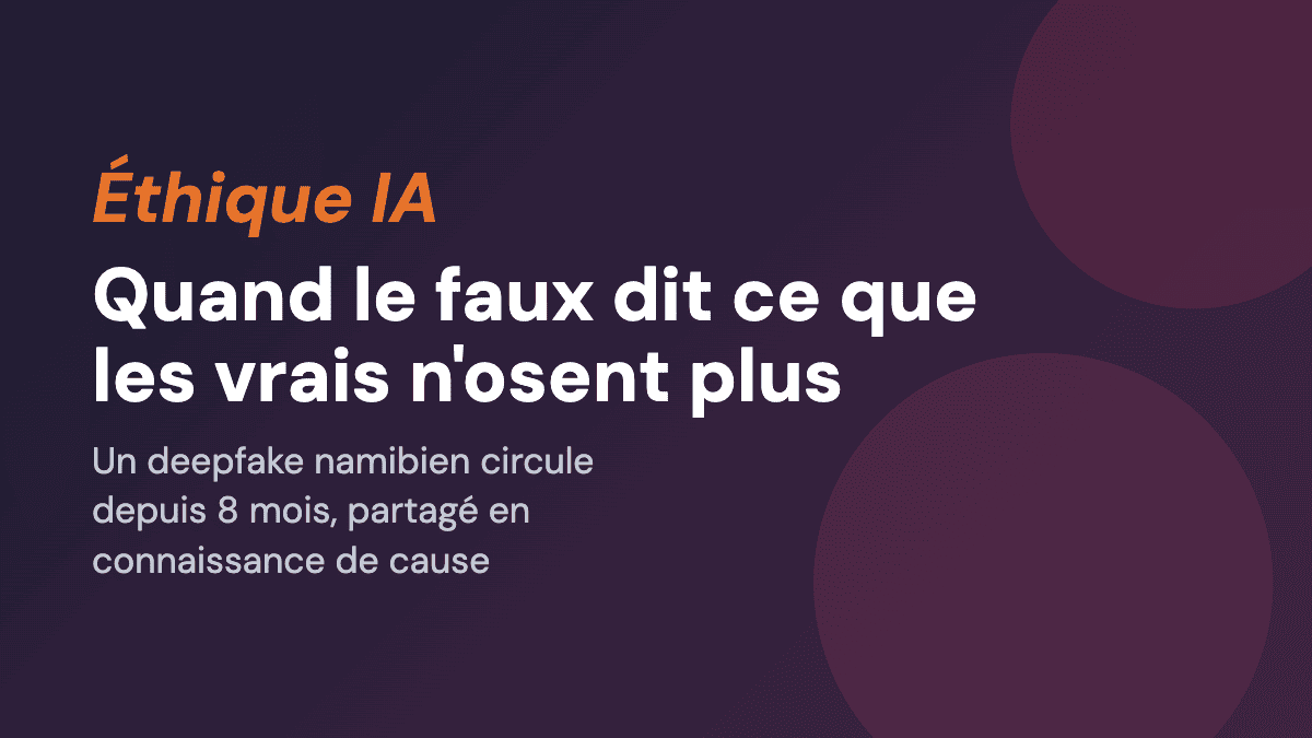 Quand le faux dit ce que les vrais n'osent plus