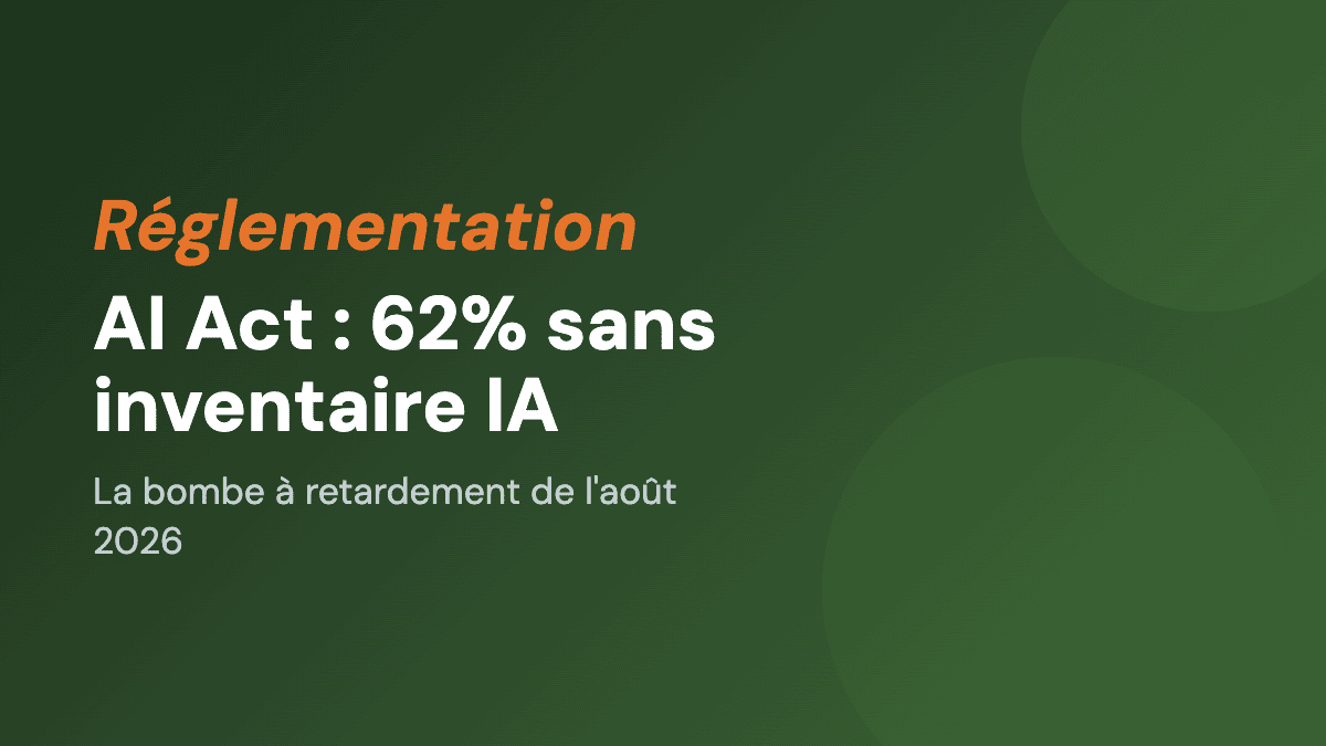 AI Act : 62% des entreprises sans inventaire IA