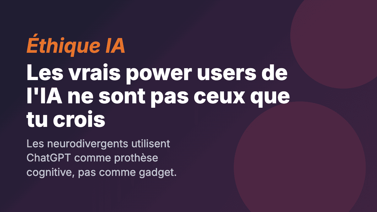 Les vrais power users de l'IA ne sont pas ceux que tu crois