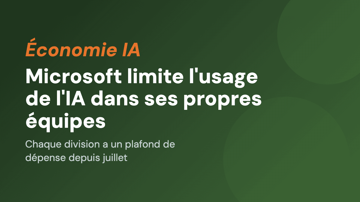 Microsoft limite l'usage de l'IA dans ses propres équipes