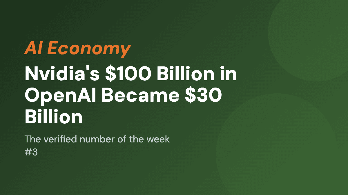 Nvidia's $100 Billion in OpenAI Became $30 Billion