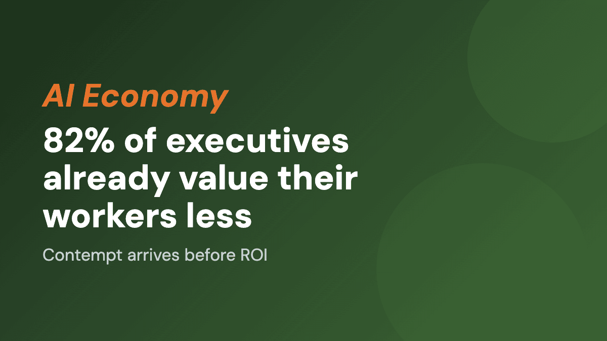 AI: 82% of executives already value their workers less