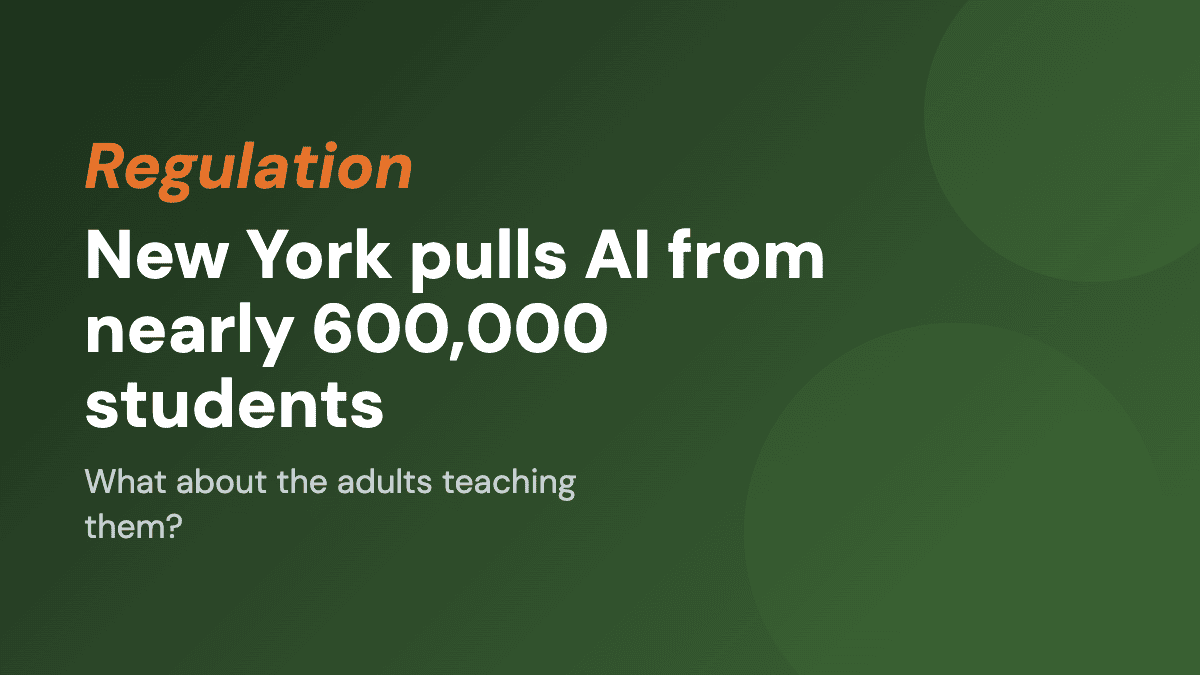 New York pulls AI from nearly 600,000 students