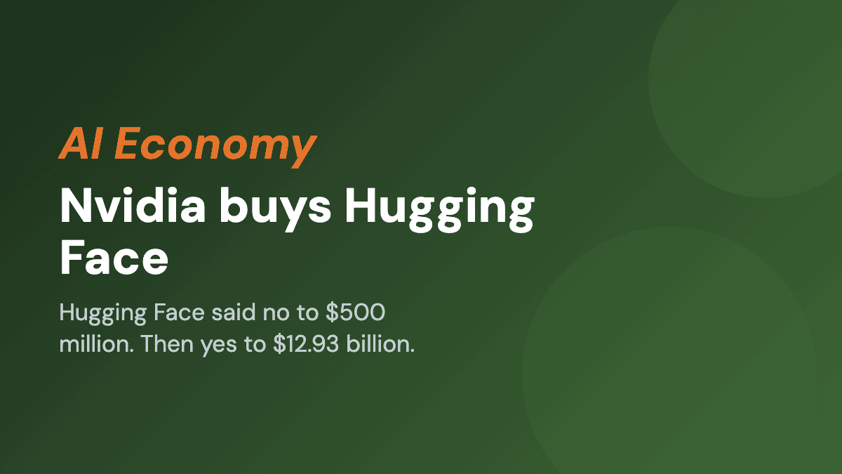 Nvidia buys Hugging Face