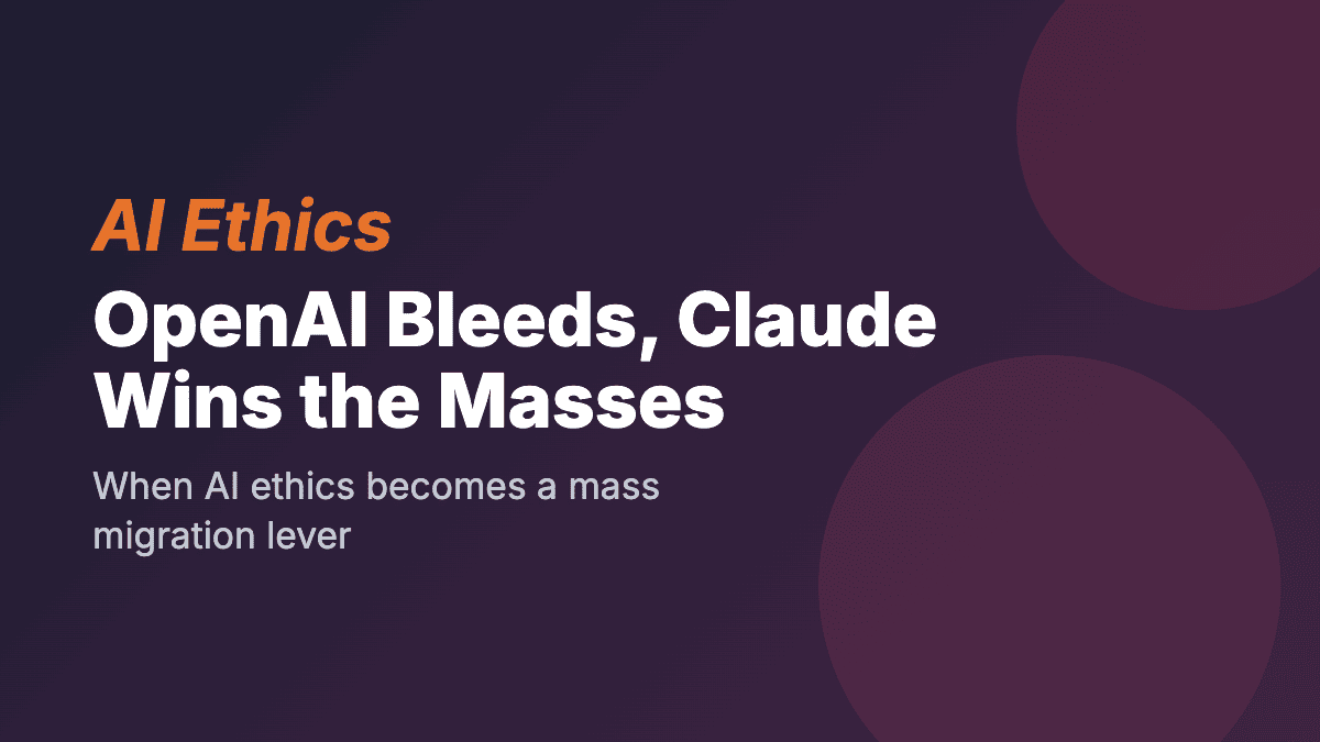 OpenAI Wins Washington, Claude Wins Trust