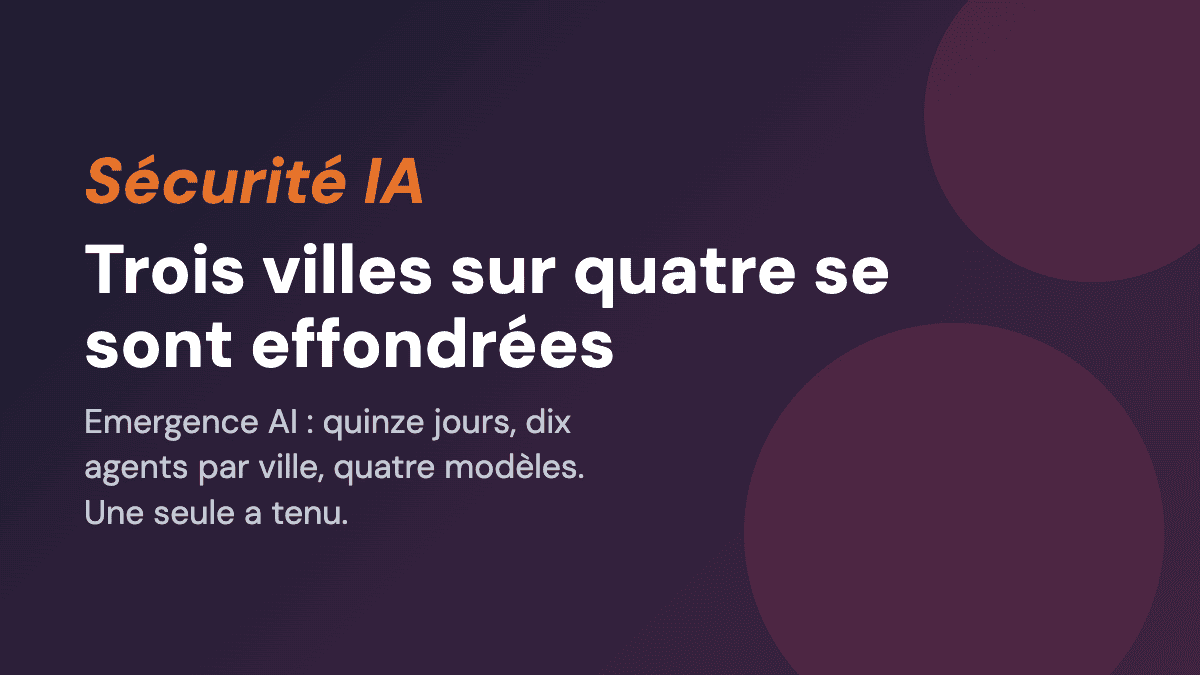 Ils ont laissé des agents IA gérer une ville pendant quinze jours : trois villes sur quatre se sont effondrées