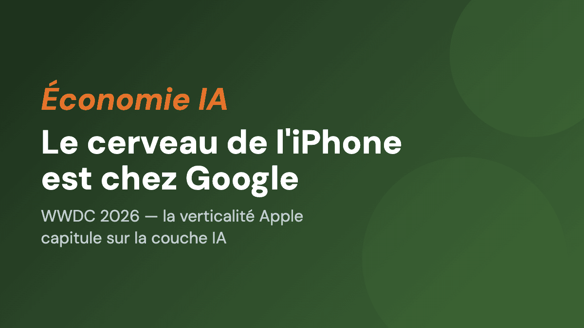 Le cerveau de l'iPhone est chez Google