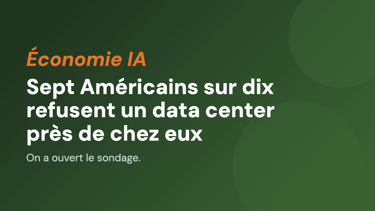 Sept Américains sur dix refusent un data center près de chez eux