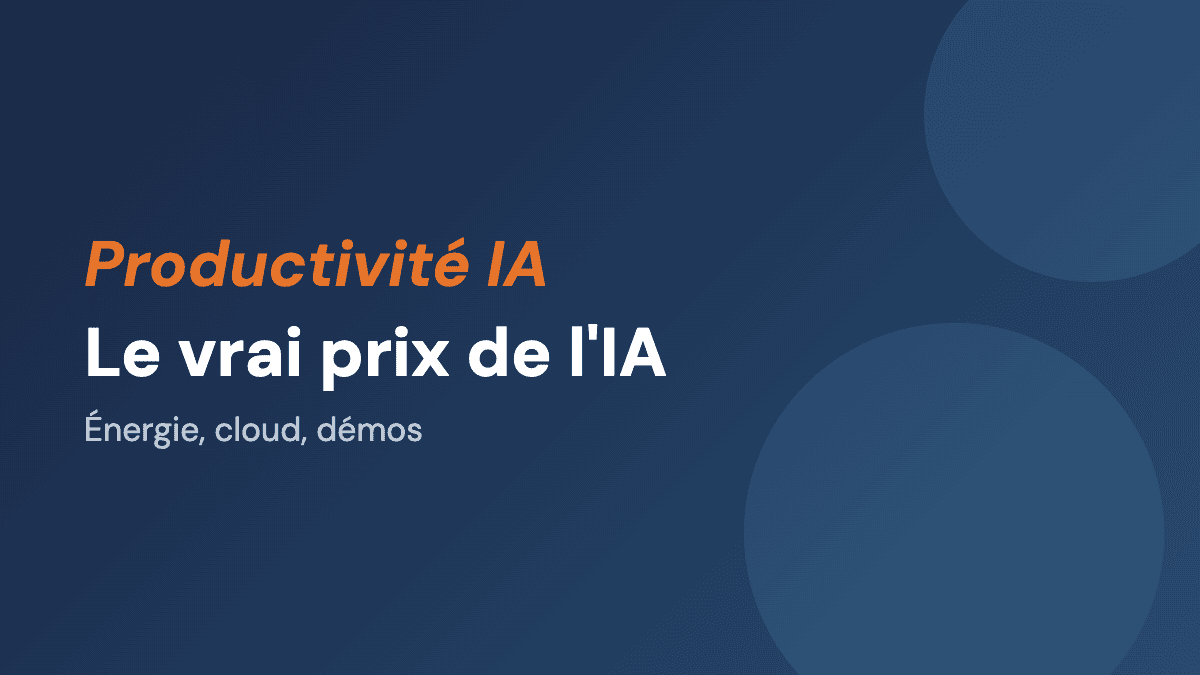 Le vrai prix de l'IA n'apparaît jamais dans les démos